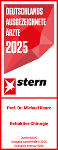 STERN Ärzte Siegel 2025 für Prof Dr Michael Knorz